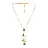 Колье TARATATA, Zen, слюдяной порошок, раковина морского ушка, TT-W25-07110-20M золотистый